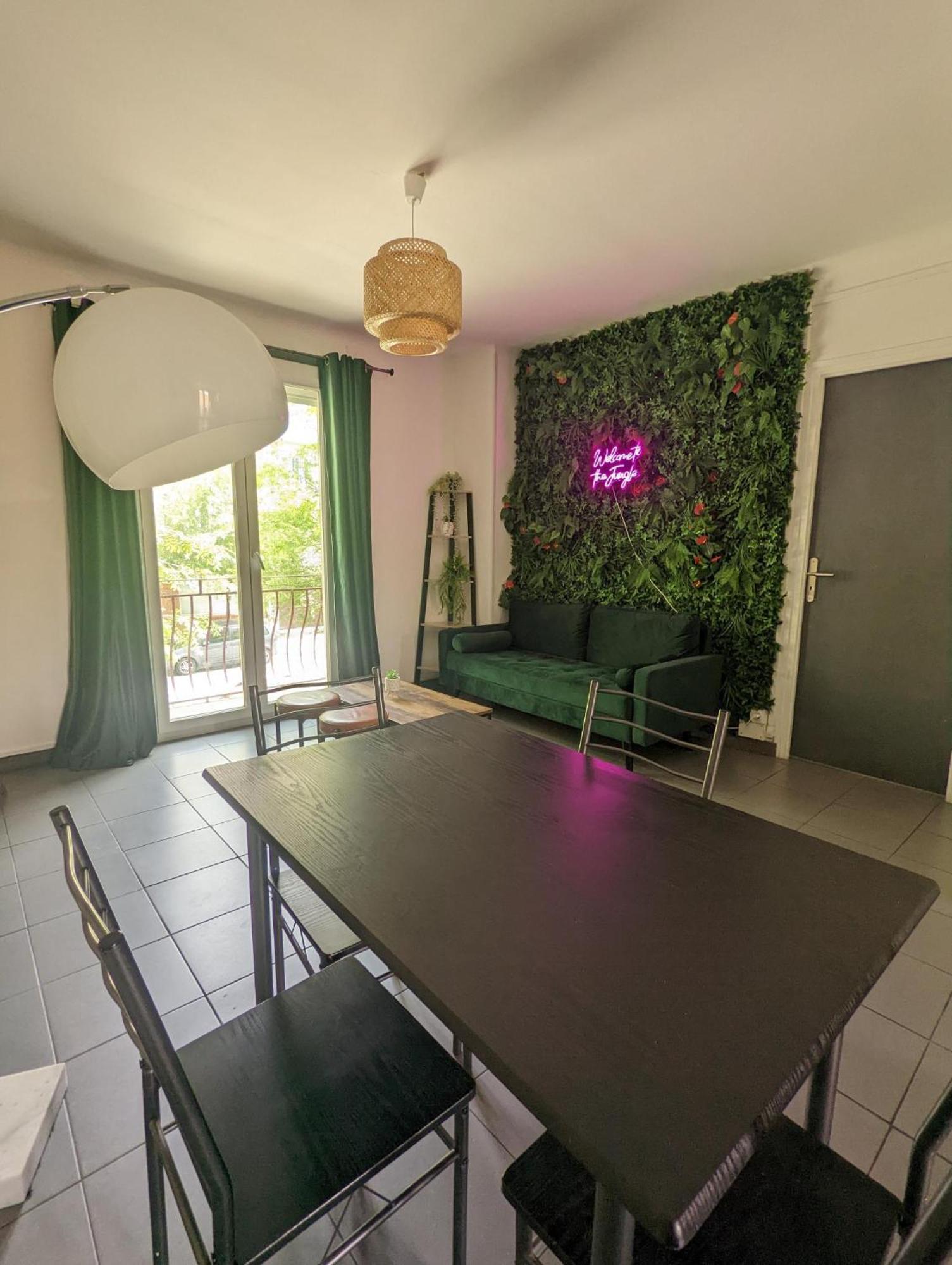 Ferienwohnung La Jungle Urbaine Avec Garage Prive & Climatisation Perpignan Exterior foto